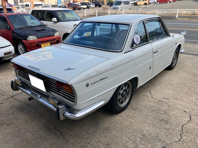 コンテッサ 1300 クーペ 社外アルミ 走行24683Km 8トラ 社外ラジオ 車検整備付 4速ミッション ホワイト PD300(9枚目)