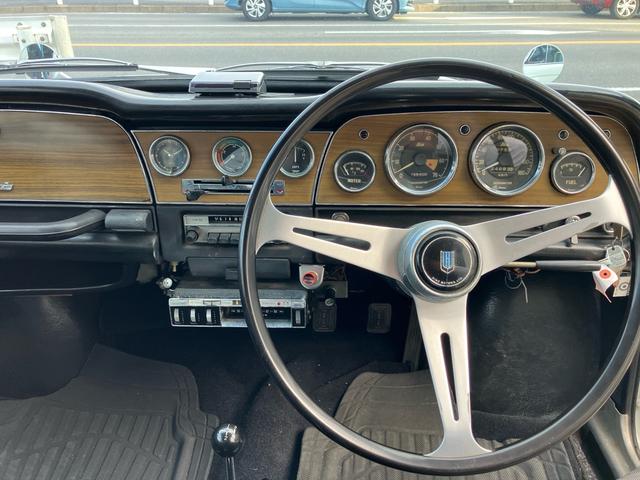 コンテッサ 1300 クーペ 社外アルミ 走行24683Km 8トラ 社外ラジオ 車検整備付 4速ミッション ホワイト PD300(15枚目)