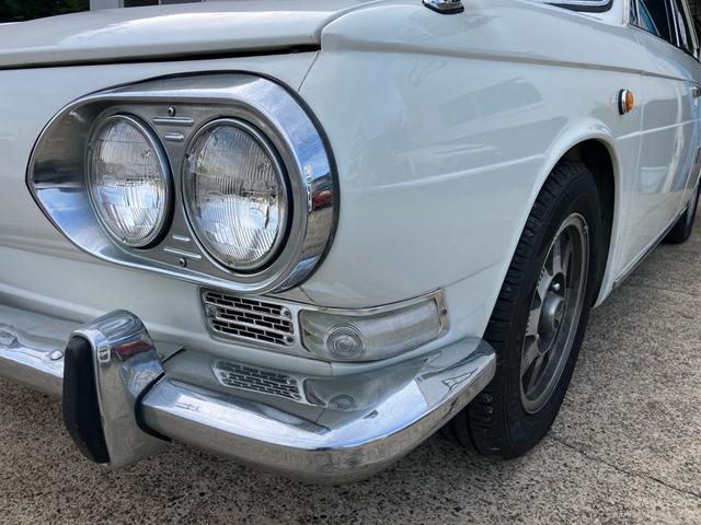 コンテッサ 1300 クーペ 社外アルミ 走行24683Km 8トラ 社外ラジオ 車検整備付 4速ミッション ホワイト PD300(40枚目)