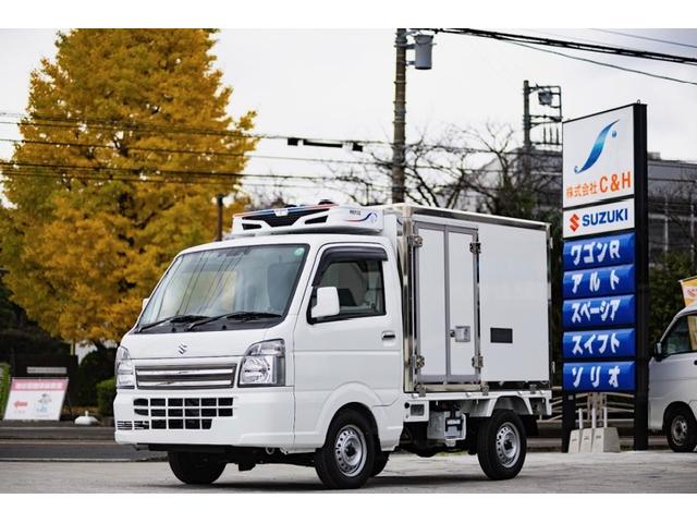 キャリイトラック KCスペシャル 冷凍冷蔵車 特別使用車 自社開発コンテナ 2コンプレッサー マグネットロック 観音開き 軽トラック MT アルミホイール エアコン パワーウィンドウ 運転席エアバッグ 助手席エアバッグ 4WD MT(21枚目)