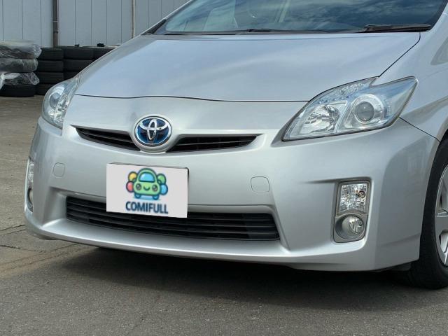 プリウス S フルセグ地デジ Bモニタ- ETC装備 アイドリングストップ搭載 格納ミラー AUTOライト AUTOエアコン サイドエアバッグ パワーステアリング パワーウィンドウ 横スベリ防止 エアB ナビTV(7枚目)