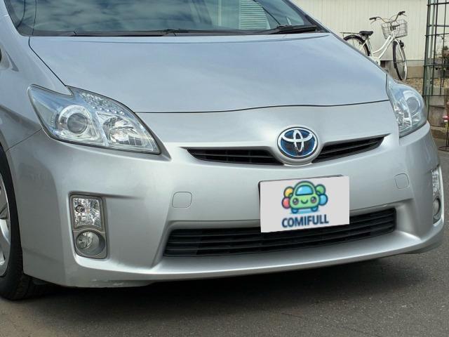 プリウス S フルセグ地デジ Bモニタ- ETC装備 アイドリングストップ搭載 格納ミラー AUTOライト AUTOエアコン サイドエアバッグ パワーステアリング パワーウィンドウ 横スベリ防止 エアB ナビTV(8枚目)