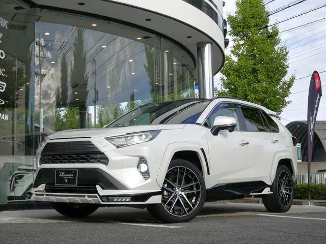 ＲＡＶ４ 　Ｒｏｗｅｎエアロ　Ｒｏｗｅｎ２０　ＡＷ　禁煙　パノラマルーフ　ＴＲＤオーバーフェンダー　社外リアウイング　寒冷地仕様　純正９型ＳＤナビ　ドラレコ　ＬＥＤルームランプ　シートヒーター追加カスタムオーダー（4枚目）