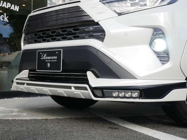 ＲＡＶ４ 　Ｒｏｗｅｎエアロ　Ｒｏｗｅｎ２０　ＡＷ　禁煙　パノラマルーフ　ＴＲＤオーバーフェンダー　社外リアウイング　寒冷地仕様　純正９型ＳＤナビ　ドラレコ　ＬＥＤルームランプ　シートヒーター追加カスタムオーダー（6枚目）