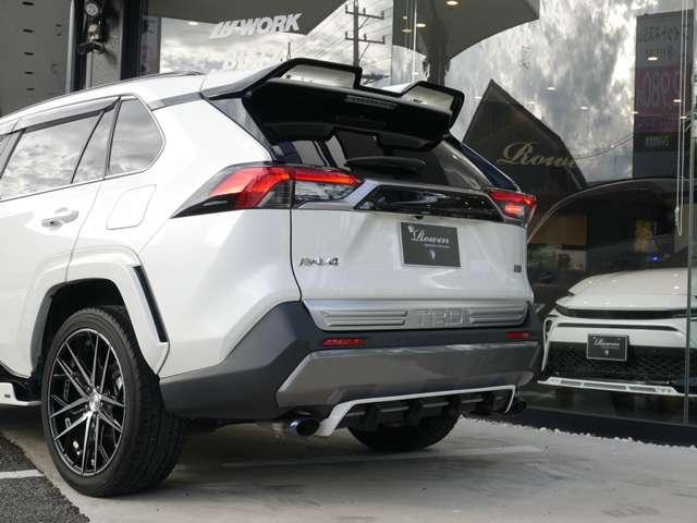 ＲＡＶ４ 　Ｒｏｗｅｎエアロ　Ｒｏｗｅｎ２０　ＡＷ　禁煙　パノラマルーフ　ＴＲＤオーバーフェンダー　社外リアウイング　寒冷地仕様　純正９型ＳＤナビ　ドラレコ　ＬＥＤルームランプ　シートヒーター追加カスタムオーダー（16枚目）