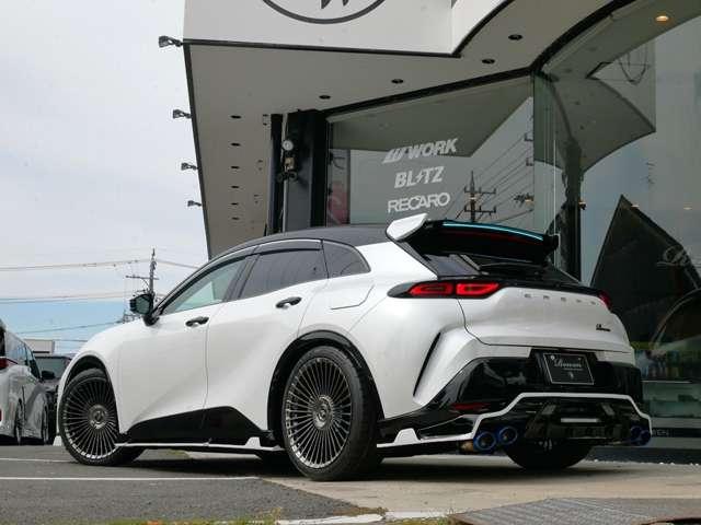 クラウンスポーツ ２．５　Ｚ　Ｅ－Ｆｏｕｒ　新品Ｒｏｗｅｎフルエアロ　新品ＷＯＲＫ　ＥＭＩＴＺ　ＳＴＲＡＨＬ２１ＡＷ　新品タイヤ　新品ＲＳＲ車高調　パノラマルーフ　本革サンドブラウン　デジタルインナーミラー　禁煙　追加カスタムオーダー可（2枚目）