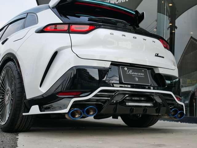 クラウンスポーツ ２．５　Ｚ　Ｅ－Ｆｏｕｒ　新品Ｒｏｗｅｎフルエアロ　新品ＷＯＲＫ　ＥＭＩＴＺ　ＳＴＲＡＨＬ２１ＡＷ　新品タイヤ　新品ＲＳＲ車高調　パノラマルーフ　本革サンドブラウン　デジタルインナーミラー　禁煙　追加カスタムオーダー可（18枚目）