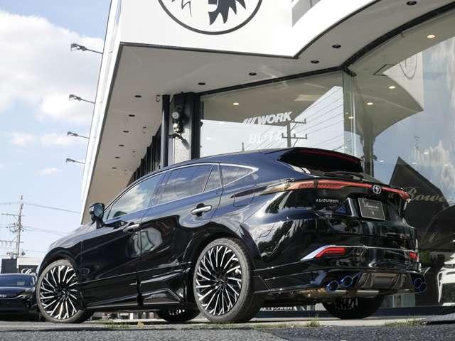 ハリアー Ｚ　ＪＢＬ　Ｐｒｅｍｉｕｍ　Ｓｏｕｎｄ　Ｄインナーミラー　新品Ｒｏｗｅｎフルエアロ　新品Ｒｏｗｅｎ新作２１ＡＷ　新品ＢＬＩＴＺ車高調　新品４本出しマフラー　新品ＰＨＥＶグリル　ＰＨＥＶリアバンパー　ヴァレ（2枚目）