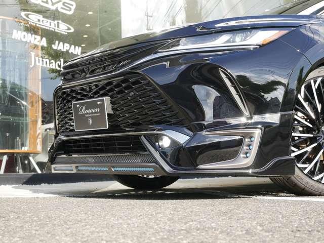 ハリアー Ｚ　ＪＢＬ　Ｐｒｅｍｉｕｍ　Ｓｏｕｎｄ　Ｄインナーミラー　新品Ｒｏｗｅｎフルエアロ　新品Ｒｏｗｅｎ新作２１ＡＷ　新品ＢＬＩＴＺ車高調　新品４本出しマフラー　新品ＰＨＥＶグリル　ＰＨＥＶリアバンパー　ヴァレ（6枚目）