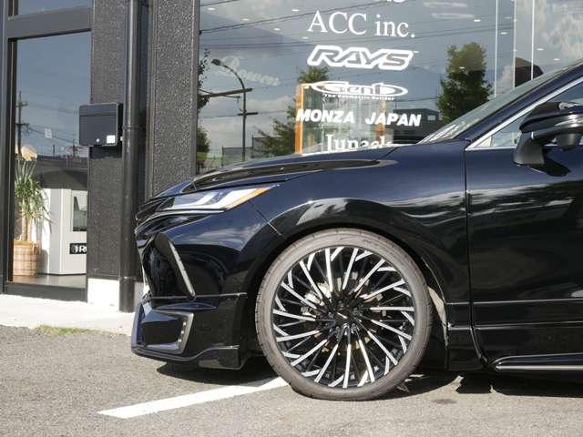 ハリアー Ｚ　ＪＢＬ　Ｐｒｅｍｉｕｍ　Ｓｏｕｎｄ　Ｄインナーミラー　新品Ｒｏｗｅｎフルエアロ　新品Ｒｏｗｅｎ新作２１ＡＷ　新品ＢＬＩＴＺ車高調　新品４本出しマフラー　新品ＰＨＥＶグリル　ＰＨＥＶリアバンパー　ヴァレ（23枚目）