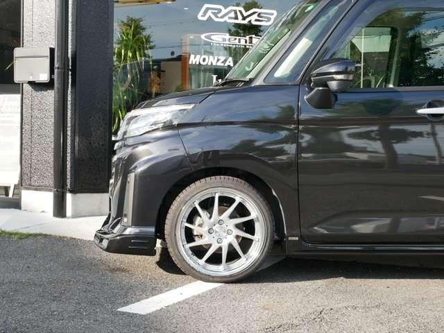 ルーミー カスタムＧ　新品Ｒｏｗｅｎエアロ　新品４本出しマフラー　新品ＷＯＲＫ１７インチＡＷ　新品ＲＳＲダウンサス　全周囲カメラ　前後ドラレコ　シートヒーター　禁煙　追加カスタムオーダー可（9枚目）