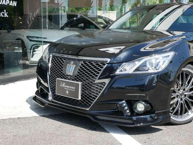クラウンハイブリッド ハイブリッド　２．５　Ｇ　新品Ｒｏｗｅｎフルエアロ　新品ＢＬＩＴＺ車高調　新品２０インチＡＷ　パノラミックモニター　革シート　シートヒーター　レーダークルーズ　追加カスタムオーダー可（5枚目）