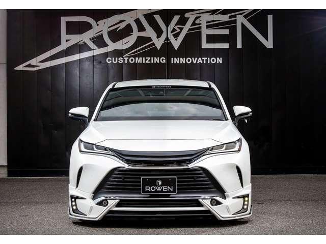 ハリアー G ROWENエアロ 4本出しマフラー 21AW 車高調  Tセーフティ Dオーディオ Bカメラ 追加カスタムオーダー可(6枚目)