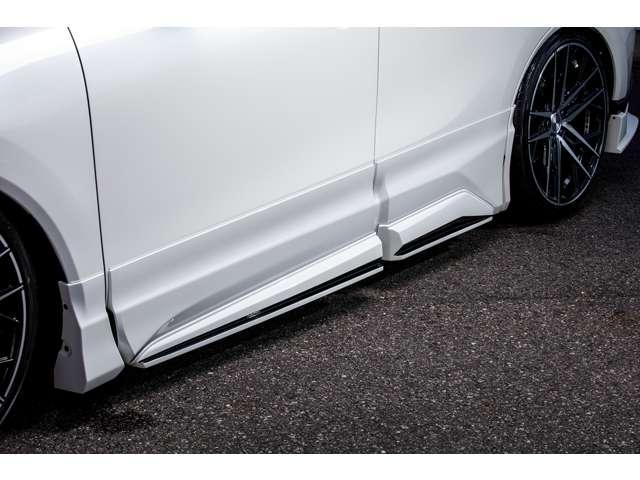 ハリアー G ROWENエアロ 4本出しマフラー 21AW 車高調  Tセーフティ Dオーディオ Bカメラ 追加カスタムオーダー可(8枚目)