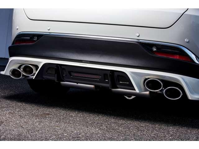 ハリアー G ROWENエアロ 4本出しマフラー 21AW 車高調  Tセーフティ Dオーディオ Bカメラ 追加カスタムオーダー可(13枚目)