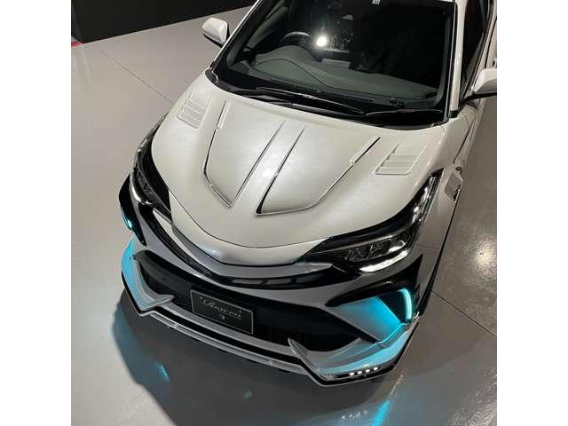 C-HR ハイブリッド 1.8 S ROWENエアロKIT BLITZ車高調 20インチAW 4本出しマフラー オリジナルフロアマット  追加カスタムオーダー可(7枚目)