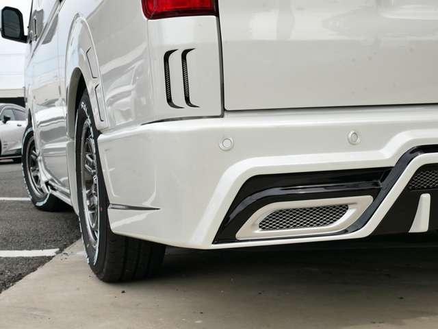 ハイエースバン スーパーGL ダークプライムII ロングボディ ROWENボディKIT 玄武ダウンKIT WORK16AW ファルケンタイヤ 全周囲カメラ Dミラー 全周囲カメラ 追加カスタムオーダー可(17枚目)