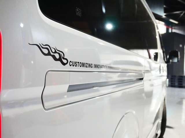 ハイエースバン スーパーGL ダークプライムII ロングボディ ROWENボディKIT 玄武ダウンKIT WORK16AW ファルケンタイヤ 全周囲カメラ Dミラー 全周囲カメラ 追加カスタムオーダー可(19枚目)