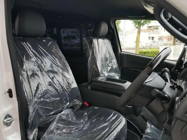 ハイエースバン スーパーGL ダークプライムII ロングボディ ROWENボディKIT 玄武ダウンKIT WORK16AW ファルケンタイヤ 全周囲カメラ Dミラー 全周囲カメラ 追加カスタムオーダー可(24枚目)