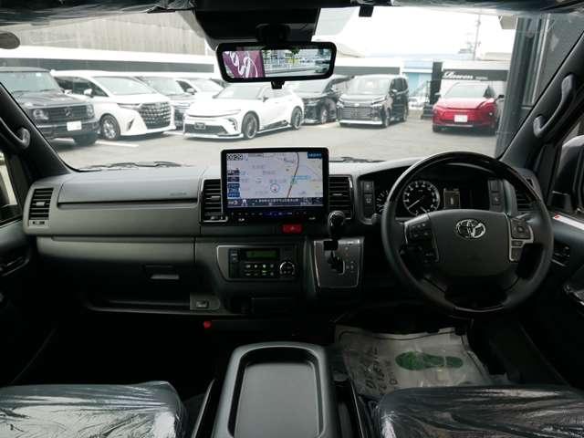 ハイエースバン スーパーGL ダークプライムII ロングボディ ROWENボディKIT 玄武ダウンKIT WORK16AW ファルケンタイヤ 全周囲カメラ Dミラー 全周囲カメラ 追加カスタムオーダー可(26枚目)