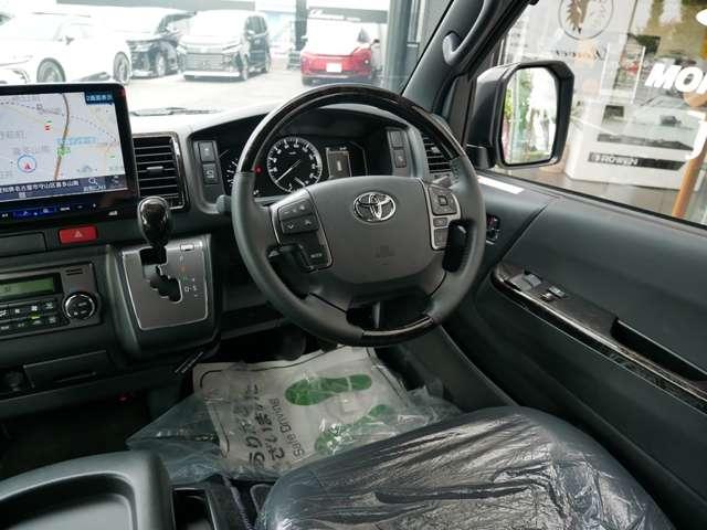 ハイエースバン スーパーGL ダークプライムII ロングボディ ROWENボディKIT 玄武ダウンKIT WORK16AW ファルケンタイヤ 全周囲カメラ Dミラー 全周囲カメラ 追加カスタムオーダー可(28枚目)