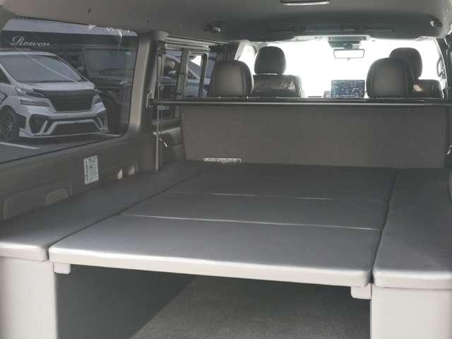 ハイエースバン スーパーGL ダークプライムII ロングボディ ROWENボディKIT 玄武ダウンKIT WORK16AW ファルケンタイヤ 全周囲カメラ Dミラー 全周囲カメラ 追加カスタムオーダー可(33枚目)