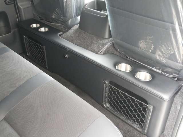 ハイエースバン スーパーGL ダークプライムII ロングボディ ROWENボディKIT 玄武ダウンKIT WORK16AW ファルケンタイヤ 全周囲カメラ Dミラー 全周囲カメラ 追加カスタムオーダー可(34枚目)