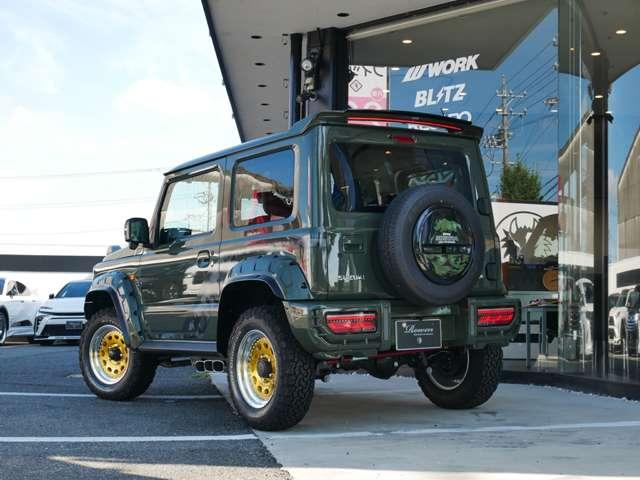 ジムニーシエラ JC Rowenボディキット Rowen3本出しマフラー 1inchリフトUP WORK16inAW ATタイヤ LEDテール 追加カスタムオーダー可(31枚目)