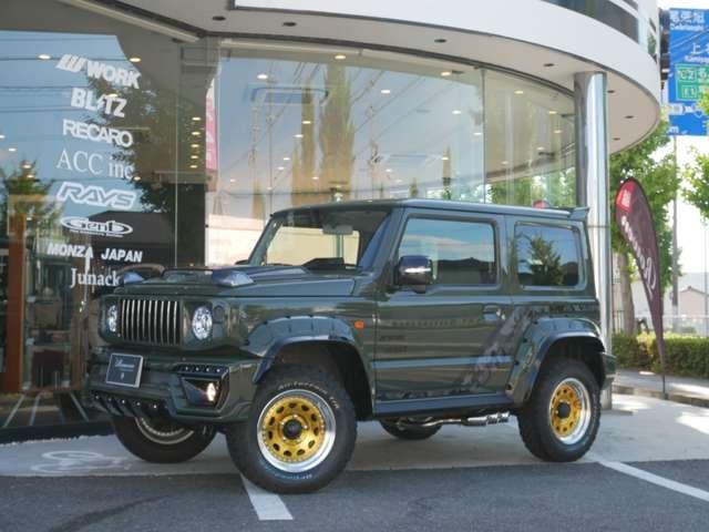 ジムニーシエラ JC Rowenボディキット Rowen3本出しマフラー 1inchリフトUP WORK16inAW ATタイヤ LEDテール 追加カスタムオーダー可(32枚目)