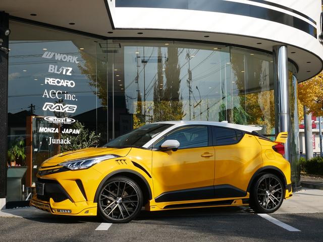 Ｃ－ＨＲ Ｓ　ＲｏｗｅｎエアロＫＩＴ　２０インチＡＷ　４本出しステンレステールマフラー　Ｄオーディオ　Ｔセーフティ　ＥＴＣ　ＬＥＤヘッド（6枚目）