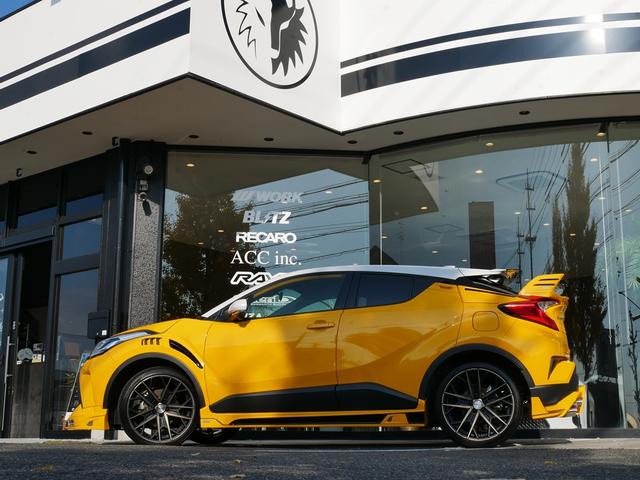 Ｃ－ＨＲ Ｓ　ＲｏｗｅｎエアロＫＩＴ　２０インチＡＷ　４本出しステンレステールマフラー　Ｄオーディオ　Ｔセーフティ　ＥＴＣ　ＬＥＤヘッド（10枚目）