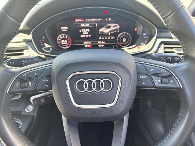 Ａ４アバント ２．０ＴＦＳＩ　アシスタンスｐｋｇ・マトリクスＬＥＤ・バーチャルコックピット・Ａｕｄｉプレセンス・サイドアシスト・アクティブレーンアシスト・アダプティブクルーズコントロール・パワーバックドア・車両取説・スペアキー（40枚目）