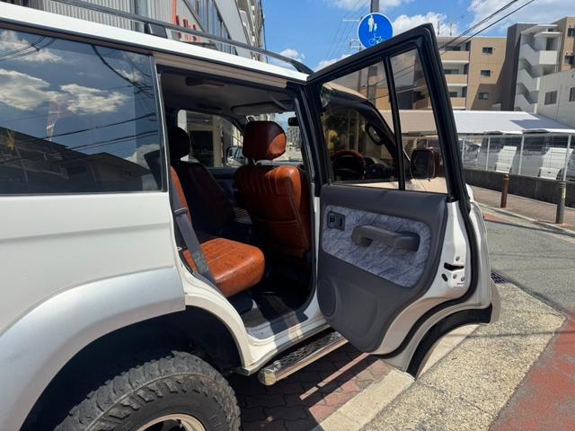 ランドクルーザープラド ＴＸ　ＮＯＸ－ＰＭ適合／丸目変換／ターボタイマー／ＥＴＣ／茶シートカバー／ディーゼル適合車／証明書付／Ｔベルト交換履歴有（29枚目）