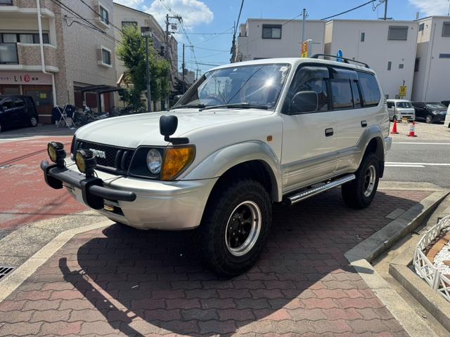 ランドクルーザープラド ＴＸ　ＮＯＸ－ＰＭ適合／丸目変換／ターボタイマー／ＥＴＣ／茶シートカバー／ディーゼル適合車／証明書付／Ｔベルト交換履歴有（37枚目）