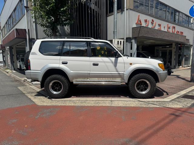 ランドクルーザープラド ＴＸ　ＮＯＸ－ＰＭ適合／丸目変換／ターボタイマー／ＥＴＣ／茶シートカバー／ディーゼル適合車／証明書付／Ｔベルト交換履歴有（42枚目）