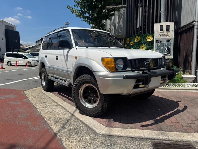 ランドクルーザープラド ＴＸ　ＮＯＸ－ＰＭ適合／丸目変換／ターボタイマー／ＥＴＣ／茶シートカバー／ディーゼル適合車／証明書付／Ｔベルト交換履歴有（43枚目）