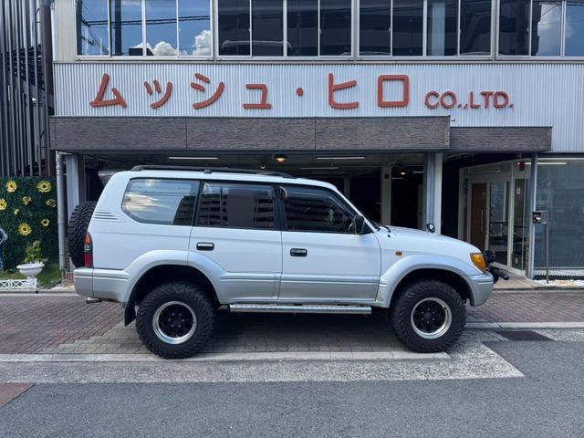 ランドクルーザープラド ＴＸ　ＮＯＸ－ＰＭ適合／丸目変換／ターボタイマー／ＥＴＣ／茶シートカバー／ディーゼル適合車／証明書付／Ｔベルト交換履歴有（49枚目）