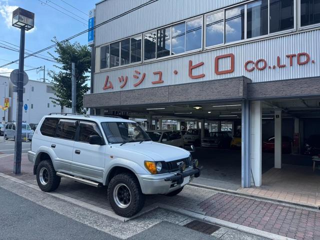 ランドクルーザープラド ＴＸ　ＮＯＸ－ＰＭ適合／丸目変換／ターボタイマー／ＥＴＣ／茶シートカバー／ディーゼル適合車／証明書付／Ｔベルト交換履歴有（50枚目）