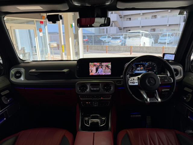 Ｇクラス Ｇ６３　ＡＭＧレザーエクスクルーシブパッケージ　赤本革シート／３６０°ドラレコ／レーダー探知機／ＴＶキャンセラー（2枚目）