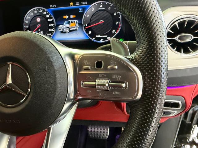 Ｇクラス Ｇ６３　ＡＭＧレザーエクスクルーシブパッケージ　赤本革シート／３６０°ドラレコ／レーダー探知機／ＴＶキャンセラー（5枚目）