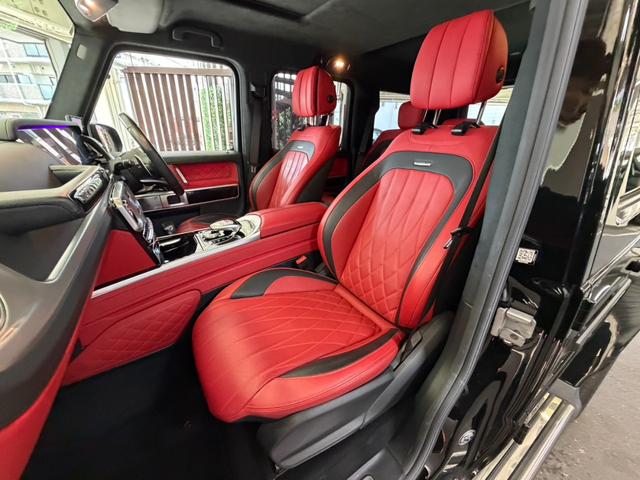 Ｇクラス Ｇ６３　ＡＭＧレザーエクスクルーシブパッケージ　赤本革シート／３６０°ドラレコ／レーダー探知機／ＴＶキャンセラー（23枚目）