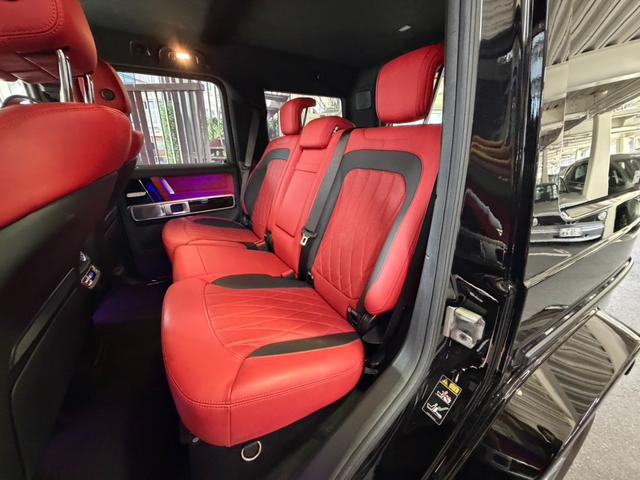 Ｇクラス Ｇ６３　ＡＭＧレザーエクスクルーシブパッケージ　赤本革シート／３６０°ドラレコ／レーダー探知機／ＴＶキャンセラー（25枚目）