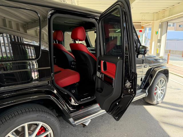 Ｇクラス Ｇ６３　ＡＭＧレザーエクスクルーシブパッケージ　赤本革シート／３６０°ドラレコ／レーダー探知機／ＴＶキャンセラー（29枚目）