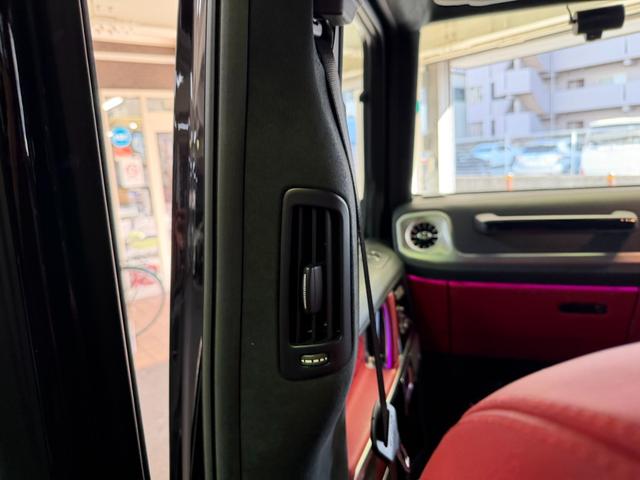 Ｇクラス Ｇ６３　ＡＭＧレザーエクスクルーシブパッケージ　赤本革シート／３６０°ドラレコ／レーダー探知機／ＴＶキャンセラー（33枚目）