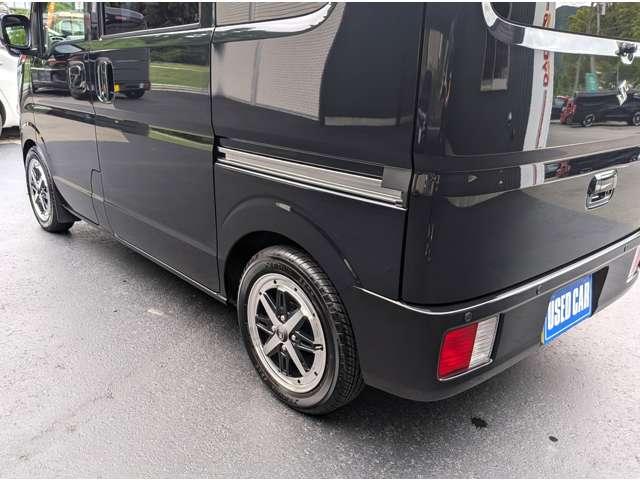 エブリイ ジョインターボ　ハイルーフ　４ＷＤ　ライトカスタム／当店デモカー社外品数点付／ローダウン／黒革調シート／１４ＲＸ－２アルミ／ワイドナビ地デジ／ＬＥＤ／ＹＯＫＯＨＡＭＡラジアルＳ３０６タイヤ／オプション４０万付き／リヤスポイラー／ダッシュ（11枚目）