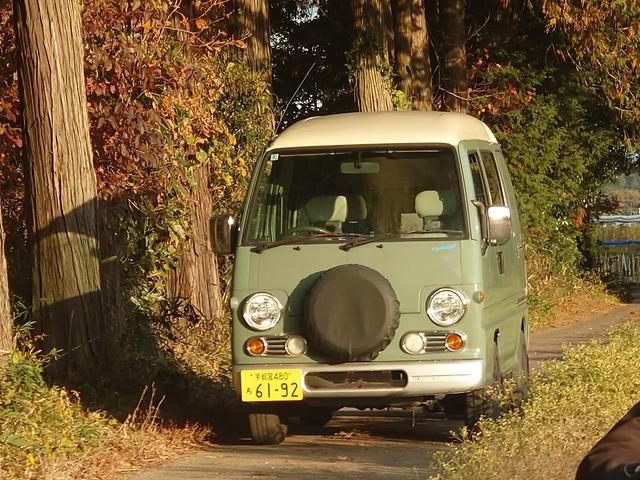 サンバーディアス ディアス　クラシック　希少前面スペアタイヤマウント／エイジング／キャンピングカー・キッチンカーベース（2枚目）