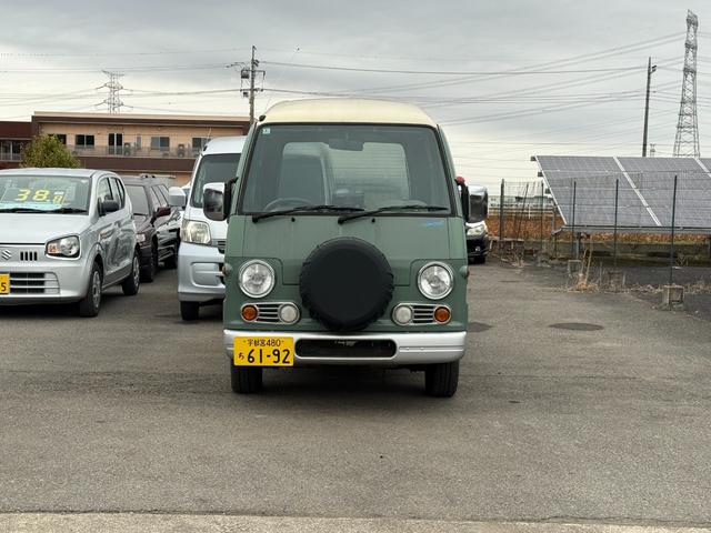 サンバーディアス ディアス　クラシック　希少前面スペアタイヤマウント／エイジング／キャンピングカー・キッチンカーベース（4枚目）