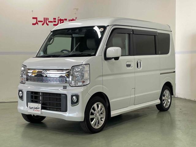 エブリイワゴン ＰＺターボ　ドライブレコーダー　ＥＴＣ　両側スライド・片側電動　ナビ　クリアランスソナー　レーンアシスト　衝突被害軽減システム　オートライト　ＨＩＤ　スマートキー　電動格納ミラー　後席モニター　ＡＴ（6枚目）