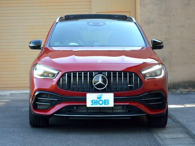 GLA45 S 4マチック+ ワンオーナー 70K AMGアドバンスドPKG AMGパフォーマンスPKG パノラマスライディングルーフ パタゴニアレッド(メタリックペイント)有償OP 純正ドラレコF&R レーザーレーダー(2枚目)