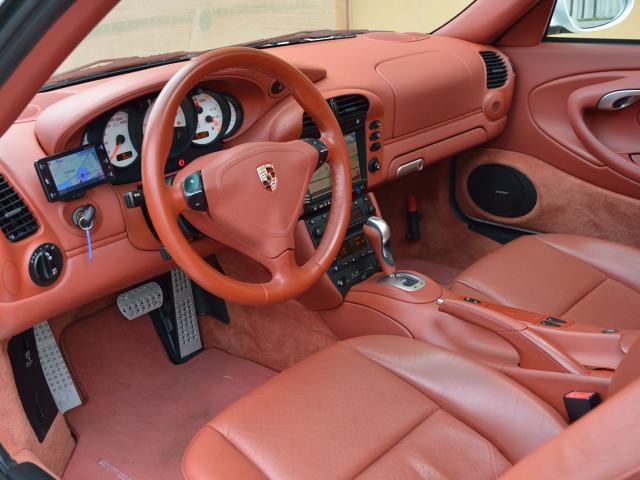 911ターボ テラコッタSPカラーレザーインテリア 下廻り同色ペイント 車高調 ゲンバラスポーツペダル コンフォートシート HDDナビ パッド&ローター4輪交換済み(37枚目)
